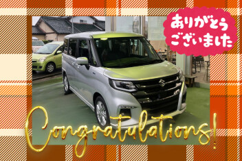 【クルマレビュー・感想・決め手は？】丁度いい荷室の広さが決め手！ソリオMZ！／豊田市 F様